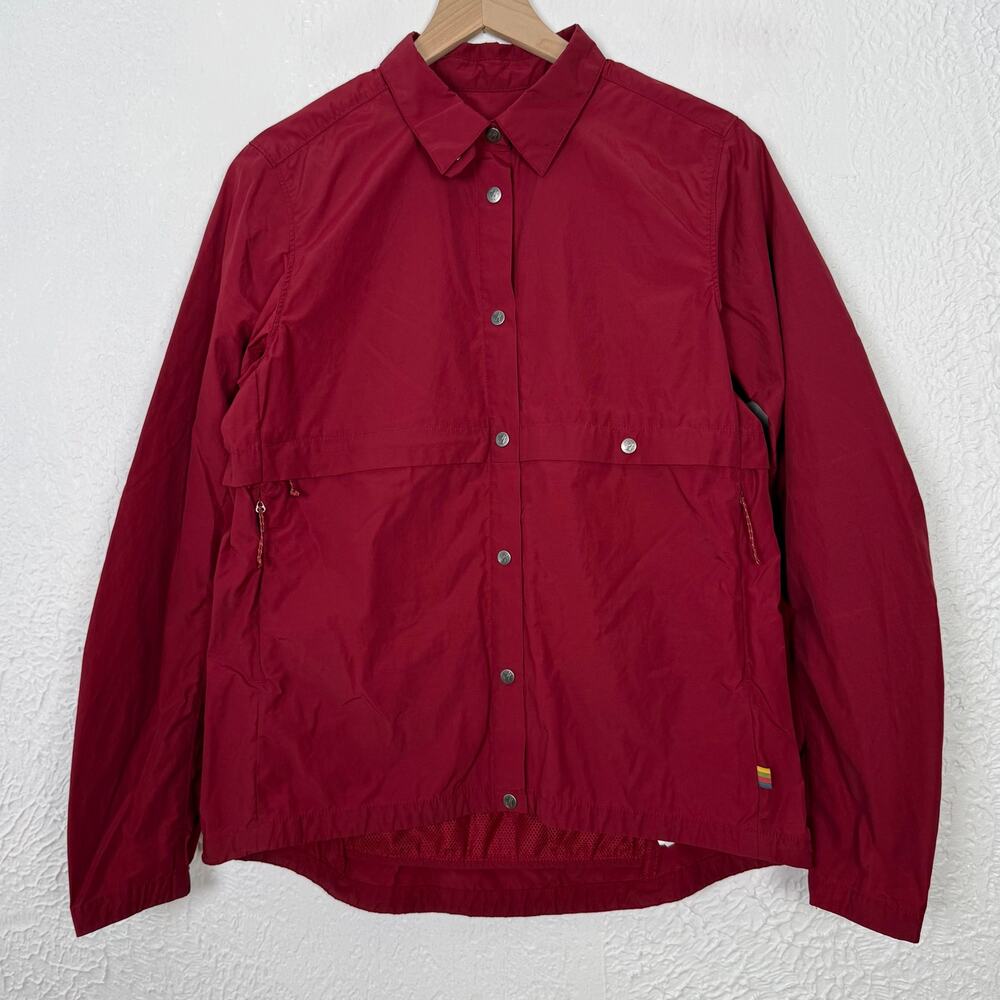 Fjallraven Specialized S/F Rider's Wind Jacket Women's Pomegranate Red Medium - Picture 4 of 8
